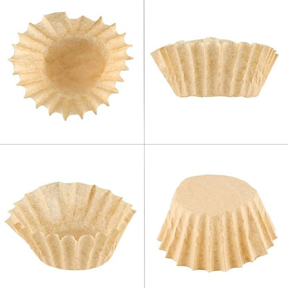 Extra Large Coffee Filters 12, 13, 14, 15, 16 Cup Basket for Commercial, Domestic Coffee Maker Extra High Extra Wide, Anti ground, Flattened Diameter 9.75" (200)