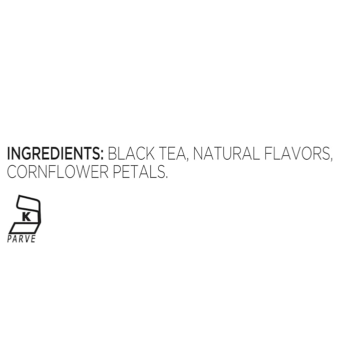 Tea Forte Earl Grey Premium Loose Leaf Caffeinated Black Tea Blend Canister, Makes 35-50 Cups