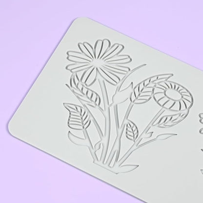TUKE Flower Silicone Cake Lace Mold Cake Decorating Tool Border Decoration Lace Mold Kitchen Baking Tool (K_ Flower)