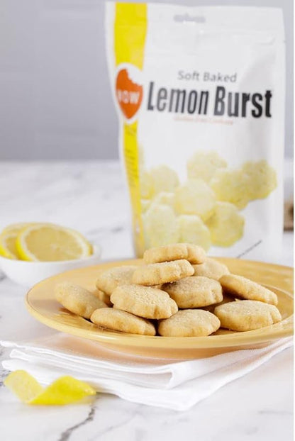 WOW Baking Company Gluten-Free Cookies, Lemon Burst, 8 Ounce (Pack of 6)