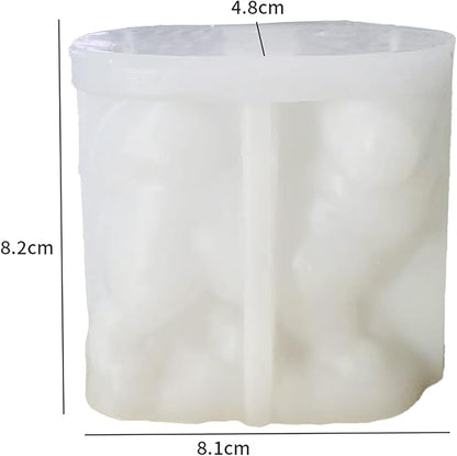 3D Dog Animal Silicone Molds - Dog Resin Casting for Candle Making & Home Decor