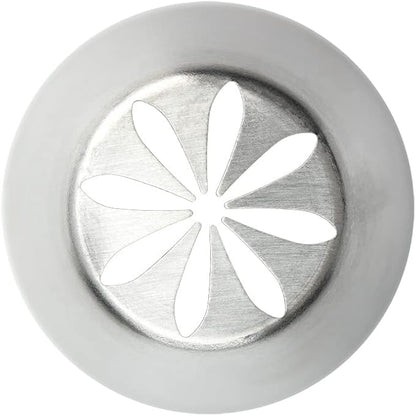 Restaurantware-Russian Piping Tip, 1 Flower Cake Decor Piping Tip - #7, Corrosion-Resistant, Stainless Steel Decorating Tip For Frosting, Dishwashable, Decorate Cupcakes, Cakes, or Cookies