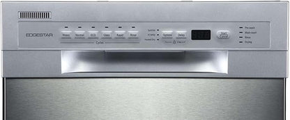 EdgeStar BIDW1802SS 18 Inch Wide 8 Place Setting Built-In Dishwasher