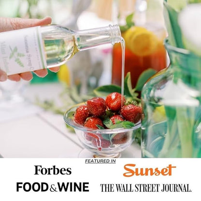 Sonoma Syrup Co. Mint Infused Simple Syrup 12.7 fl oz | for Coffee, Cocktails, and Cooking | Hand Crafted in the USA