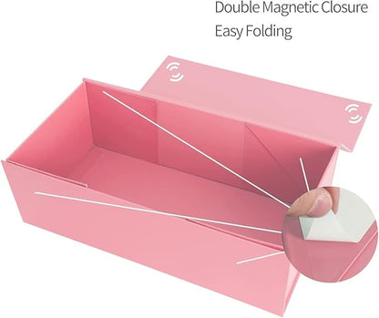 Gift Boxe 10" x 6" x 3" with Magnetic Closure Lid Gift Boxes for Presents,Bridesmaid Gifts Box,Cute Box,Birthday Gift box,Luxury for Gift Packaging, Magnetic Gift Box for Wrapping Gifts (Pink/5PCS)