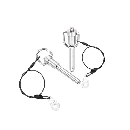 uxcell 2 Pcs Quick Release Pin, 5/16" x 1" (Dia. x L), Stainless Steel, Silver