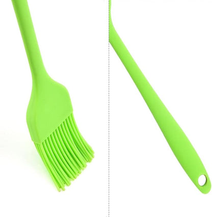 Silicone brush, Oil Brush for BBQ Kitchen Cooking Baking and Grilling (5 PCS,orange)