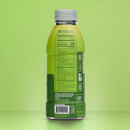 COCO5 Clean Sports Hydration Limon Flavor | 100% Natural | 50% Less Sugar | Nothing Artificial | Non-GMO | Gluten Free | Developed by Pro Trainers for Pro Athletes | 16.9 Ounce (Pack of 12)