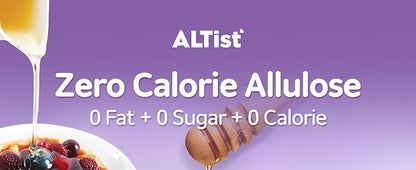 ALTist Allulose Syrup Sweetener – Zero Calorie Liquid Sugar Alternative, Keto, Vegan, Non-GMO, Plant-Based | 1:1 Sugar Replacement, No Net Carbs, Zero Fat, 17.7 fl oz x 2 Bottle - Original