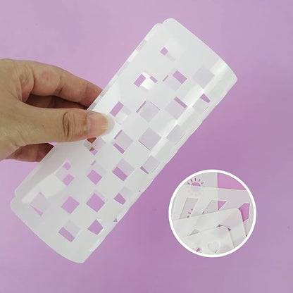 Cookie Stencils for Royal Icing Cookies Sugar Cookie, 16 Pcs 6x6in Reusable Plastic Biscuit Cake Stencils with Checkered Star Heart Dog Paw Shapes for Airbrush Baking Craft Drawing DIY Art Decor