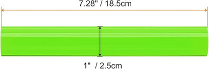 HARFINGTON Acrylic Clay Roller 7.28 Inch x 1 Inch Solid Non-Stick Plastic Round Tube Roller Polymer Clay Rod Fondant Rolling Pin for Shaping, Sculpting, Modeling DIY Crafts, Green