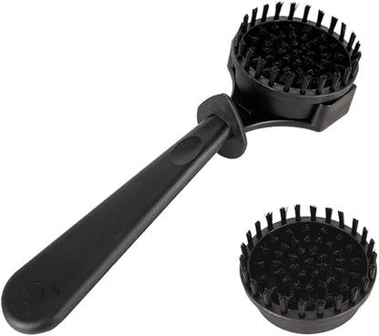 watchget Espresso Coffee Machine Cleaning Brush Grouphead Brush with 1 More Detachable Nylon Bristles Espresso Cleaning Bristle for 58mm Group Head