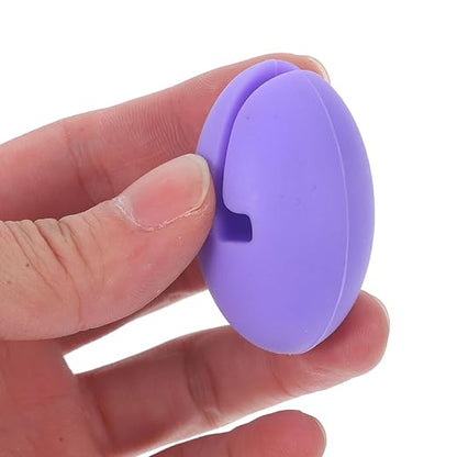 Thermometer Fixing Clip Silicone Thermometer Clip Non-Scratch Design Compatible with Probe Kitchen Accessory for Candle Soap Jam Candy Milk Chocolate Cooking