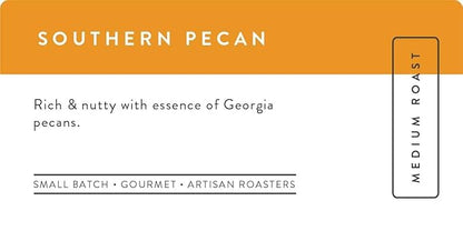 Sarasota Coffee Ground Southern Texas Butter Pecan | Medium Roast Gourmet Flavored Coffee Grounds | Low Acid, Mold Free, Specialty Grade Flavored Bulk Ground Coffee | 5lb (80 oz)