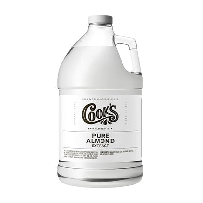 Cook’s, Pure Almond Extract for Baking, Cooking, and Mixology, Allergen Free Almond Flavoring Extract, 128 Ounces (1 Gallon)
