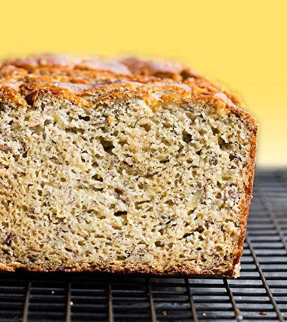 Miss Jones Baking Banana Bread & Muffin Mix - Whole Grains, 50% Lower Sugar, Real Banana, Vegan Banana Bread, Naturally Sweetened Desserts & Treats, 10.57 Ounce (Pack of 6)
