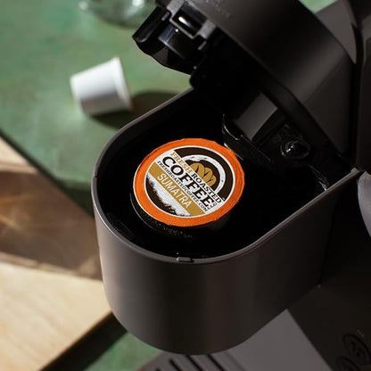 Fresh Roasted Coffee, Sumatra Mandheling |100% Single Origin | Medium Roast, 72 Pods for K Cup Brewers