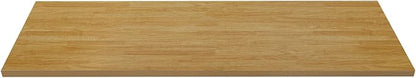 Butcher Block Countertop | 71x24in Wood Board Countertop | DIY Washer Dryer/Island/Kitchen Counter-top | countertop Cutting Board | 1102lbs Load Capacity | Wood Color | NO Base Legs, 1.38in Thick