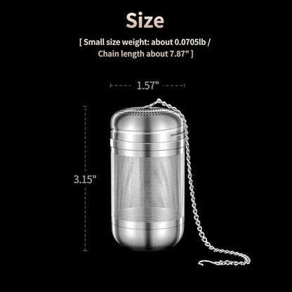316 Stainless Steel Tea Infuser for Loose Tea & Spice Infuser for Cooking, Extra Fine Mesh Tea Strainers, Steeper for Brew Tea, Spices & Seasonings (1 Pack - Small)
