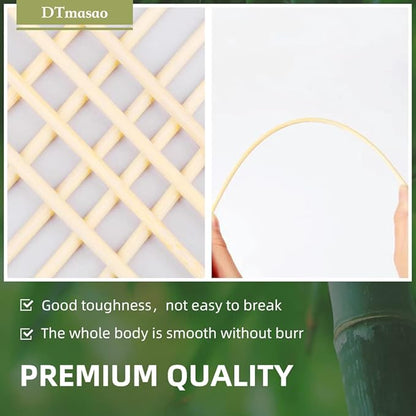 36 inch Natural Bamboo Skewers Sticks for Marshmallows，S'Mores，BBQ，Kabob，Grilling，Barbecue，Roasting，Camping.More Size Choices 6"/8"/10"/12"/36"(100 PCS)