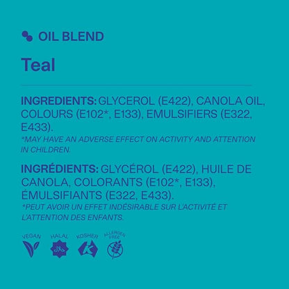 Colour Mill Oil-Based Food Coloring, 20 Milliliters Teal