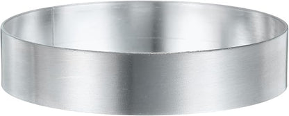 HARFINGTON Round Cake Ring 3.54 x 1 Inch Seamless Stainless Steel Pastry Mousse Dessert Ring Mirror Coating for Baking Cooking English Muffins Crumpet Making Tool