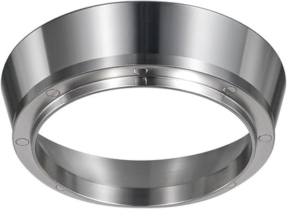 51mm Magnetic Dosing Funnel V2, MATOW Stainless Steel Espresso Dosing Ring with 8 Magnets Compatible with 51mm Espresso Portafilter