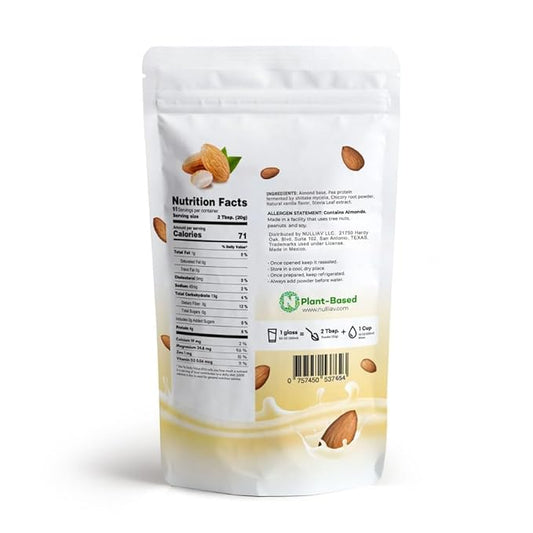 NULLIAV | Mediterranean Almond Vanilla Milk Powder 7.75 Oz.