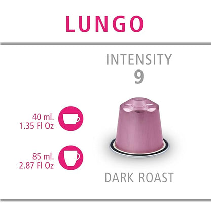 Daniels Blend Espresso Aluminum Capsules Compatible with Nespresso 120 Coffee Pods Single Server Kosher Certified Lungo