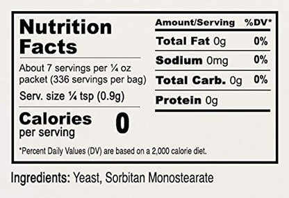 Anthony's Active Dry Yeast Packets, Contains 42 Individual Packets, Gluten Free