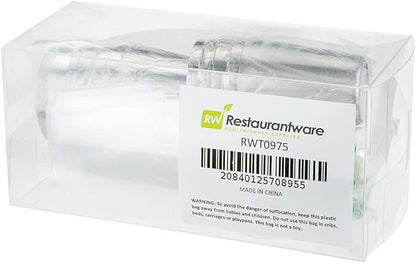 Restaurantware Pastry Tek Russian Piping Tips Set 23 Piece Durable Cake Decorating Kit - 12 Piping Tips 10 Piping Bags Stainless Steel Piping Bags And Tips Set 1 Tri-Color Coupler