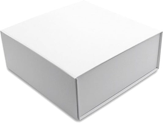 Prime Line Packaging Magnetic Gift Boxes 15 Pack 8x8x4 Small Collapsible White Box with Magnetic Lid for Gift Boxes, Holiday Wrap, Birthdays, Weddings, All Occasions, Bulk