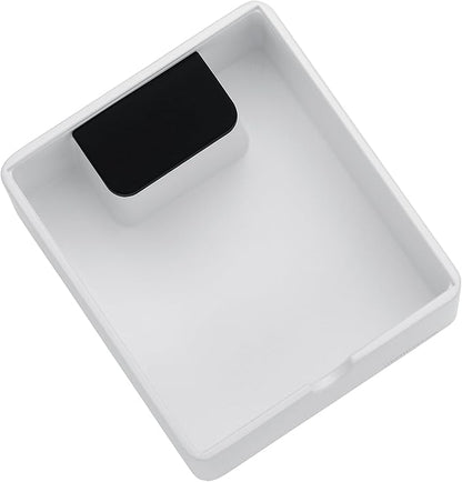 Normcore Compact Knock Box, Metal Espresso Knock Box, Heavy-Duty Knockbox, Anodized Aluminum, Espresso Accessories for Coffee Grounds, White