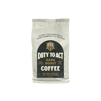 Duty to Act Dark Roast Whole Coffee Beans, 2 lbs (Pack of 2)