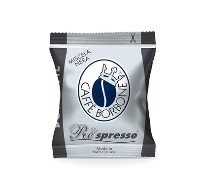 Caffe Borbone Nespresso Compatible Coffee Pods, Black Blend, Medium Roast, Arabica and Robusta Blend, Intense and Robust - NOT compatible with Vertuo - 100 Count