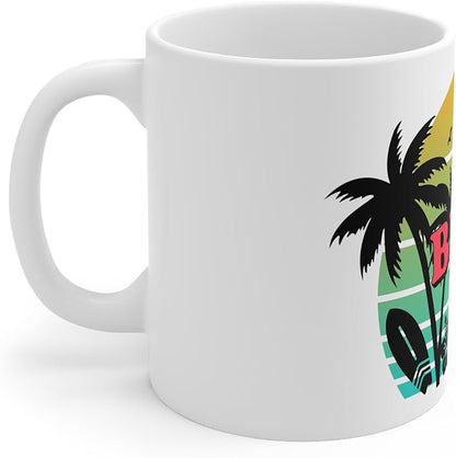 11 OZ Novelty Coffee Mugs - Christmas Gift (Beach Babe Theme)