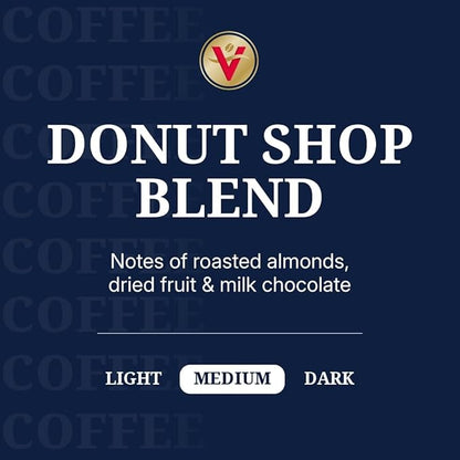 Victor Allen's Coffee Donut Shop Blend, Medium Roast, 42 Count, Single Serve Coffee Pods for Keurig K-Cup Brewers
