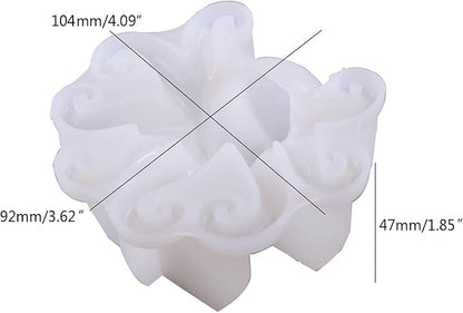 Octopus Resin Mold, Gasusen 2PCS 3D Large Sea Animals Octopus Silicone Molds for Epoxy Resin Casting, Wall Hanging Ornaments, Home Decor, Halloween Christmas Gifts, DIY Craft