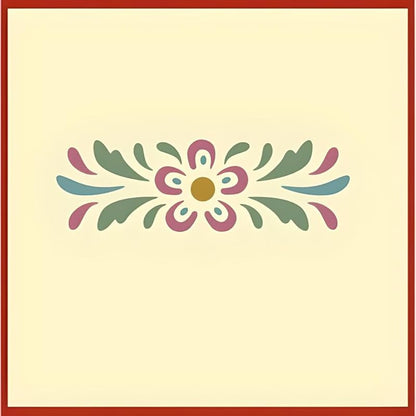 Rosemaling Patterns 24, 26, 27, 29 and 30 Stencils - Set of 5 Motifs - 4" x 1.5" each - Rose-painting - Scandinavian decorative folk painting - Mylar plastic stencil - The Artful Stencil