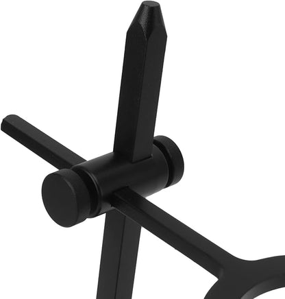 Pour Over Coffee Station Dripper Stand, With Adjustable Aluminum Alloy Stand, Reusable Stainless Steel Filter, Sturdy Base for Home or Office