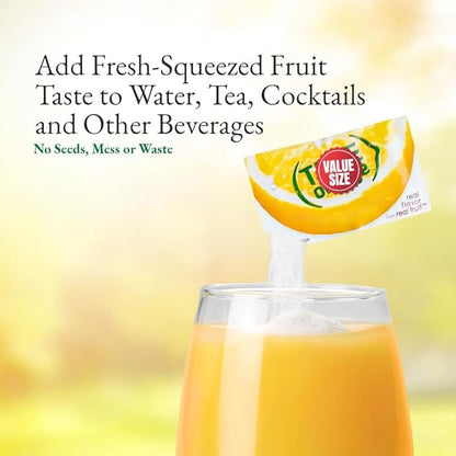 True Lemon, Lime, Orange, Grapefruit, Varrirty Pack 100 Count, On-The-Go Powdered Drink Mix Variety Pack, Zero Calorie Unsweetened Water Flavoring, Each Packet Fits Into a 16.9 oz. Bottle or Cup
