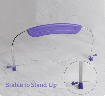Adjustable Cake Leveler Cutter for Leveling Tops, Suitable for 10 Inch Cake, (purple Cake Leveler)