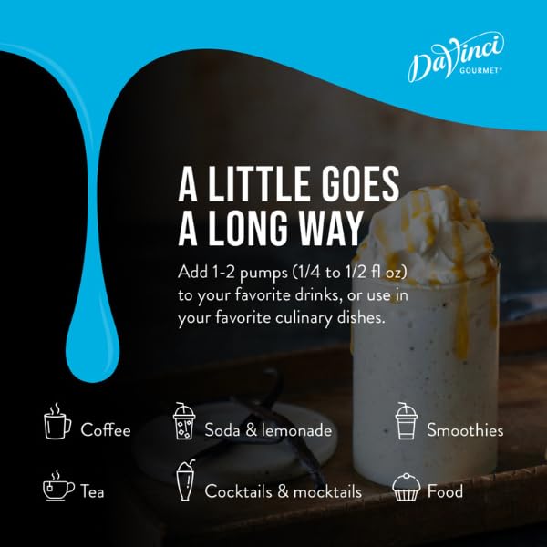 DaVinci Gourmet Sugar-Free French Vanilla Syrup, 25.4 Fl Oz (Pack of 4)