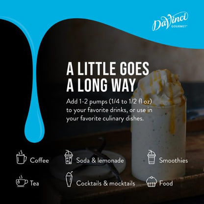 DaVinci Gourmet Sugar-Free Caramel Syrup, 25.4 Fluid Ounces (Pack of 4)