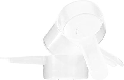 20 Pack Tablespoon Measuring Spoon Set with Short Handle Coffee Scoop - 1 Tablespoon (15 ML) Clear Plastic Scoops for Coffee, Loose Tea, Protein, Spices, Powders, and Other Dry Goods