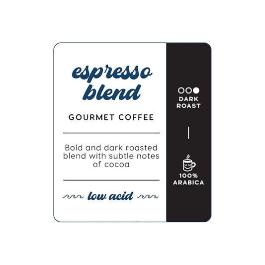 Manatee Gourmet Coffee, Espresso Bean, Dark Roast Whole Bean 2 lb.