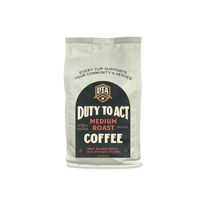 Duty to Act Medium Roast Ground Coffee, 2 lbs (Pack of 2)