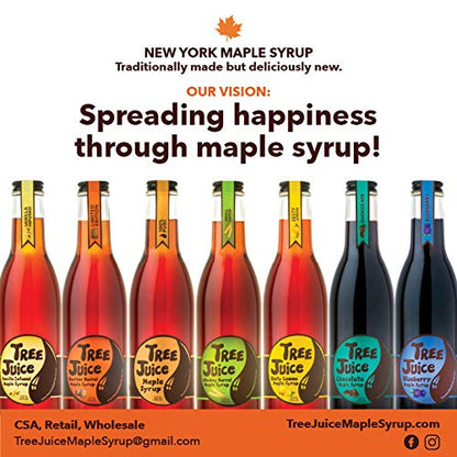 Tree Juice Maple Syrup Gift Box | Gift for Birthdays, Corporate, Holidays, and more | 3-2 ounce bottles