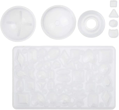 83Pcs Jewelry Making Silicone Molds DIY Crafts Cameo Pendants Hand Tools