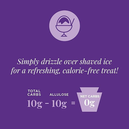 Keystone Pantry Keto Shaved Ice Syrup Grape 2 pack 1 pint bottles Gluten Free Nut Free Allergen Free Dairy Free No added sugar 0 net carbs diabetic friendly